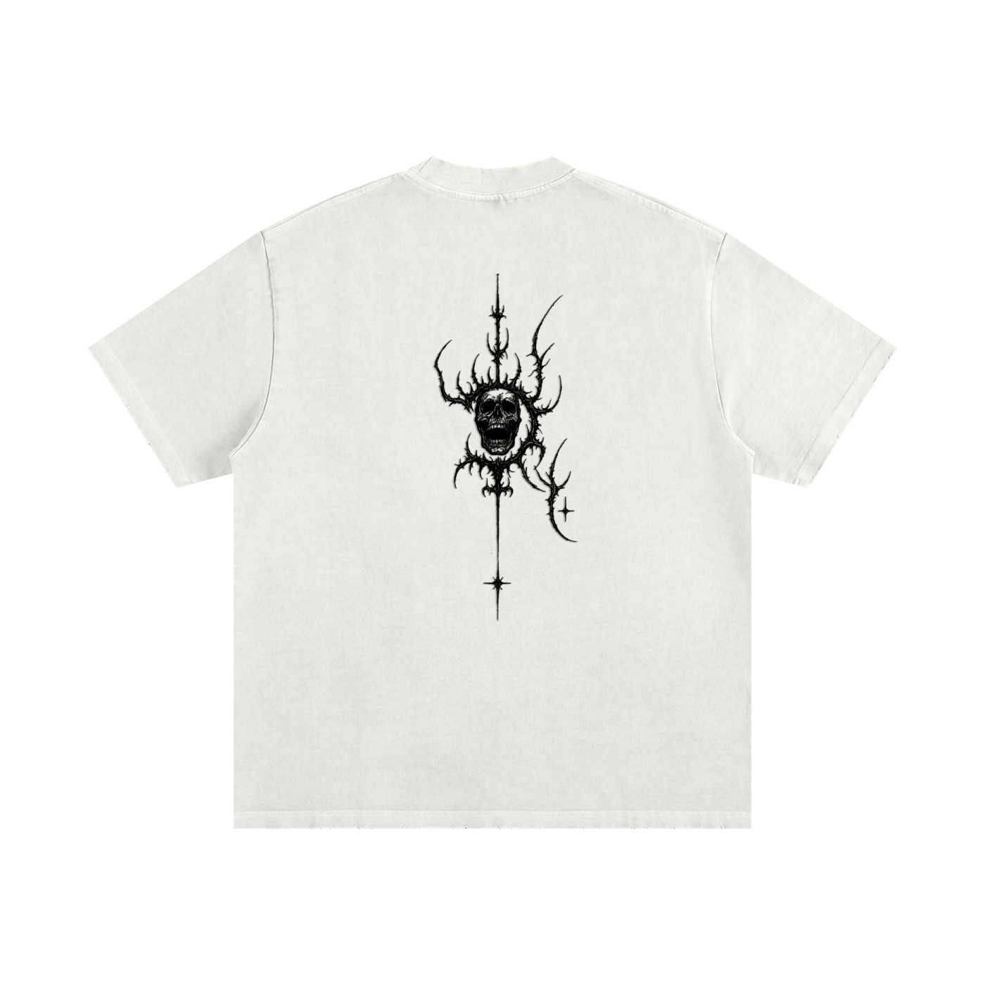 Heavyweight Vintage Washed Frayed T-Shirt