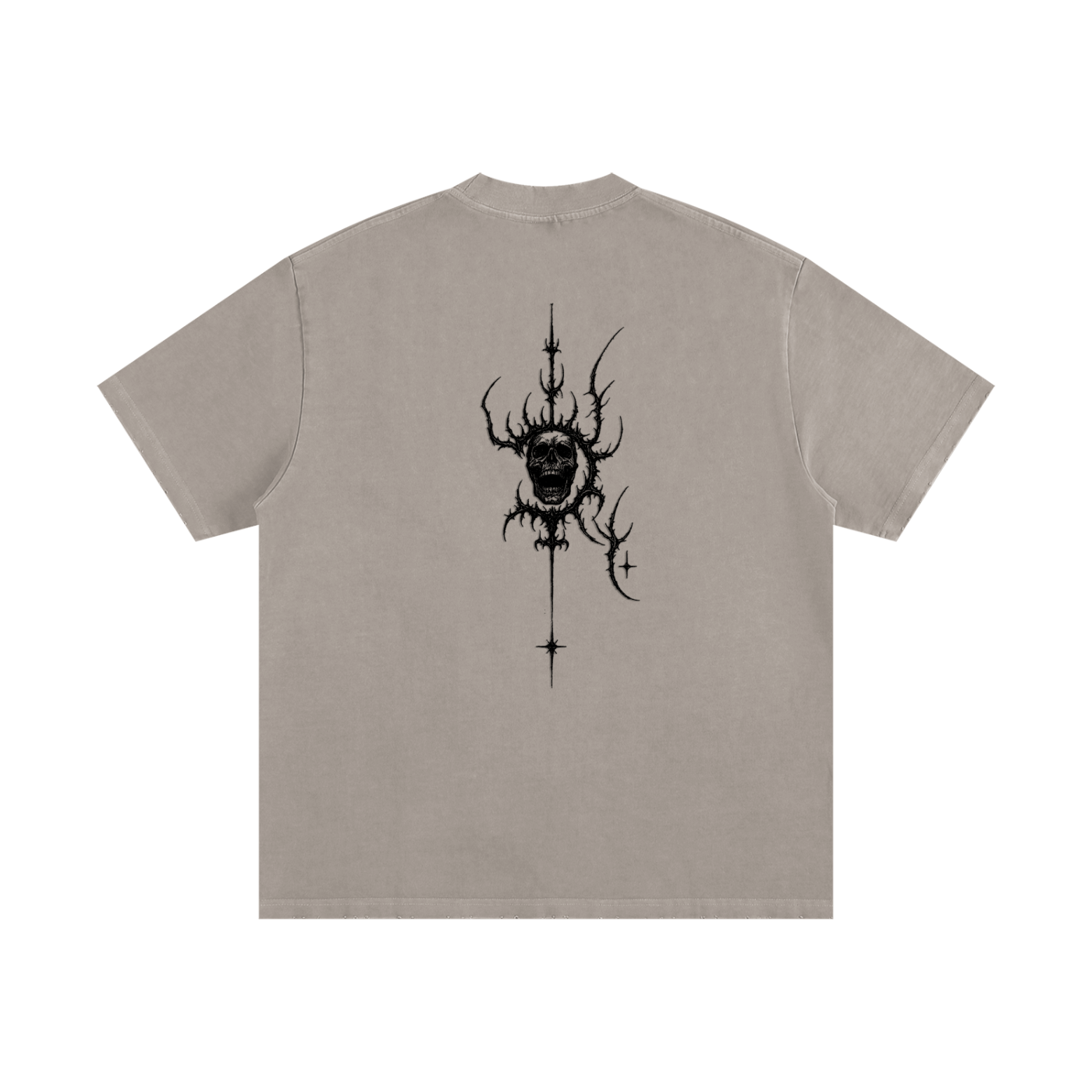 Heavyweight Vintage Washed Frayed T-Shirt