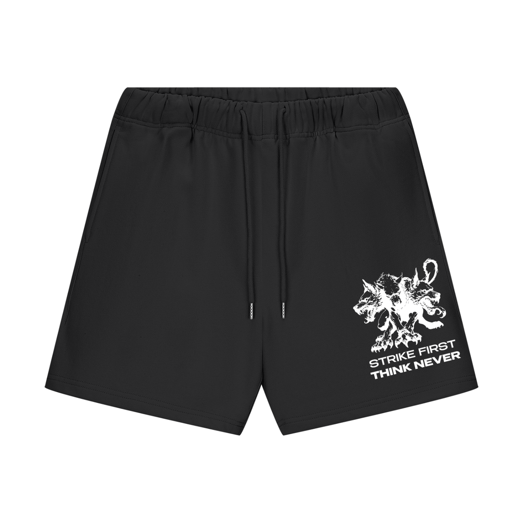 Strike First Think Never Short ( Black )
