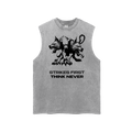 Strike First Think Never Tank Top